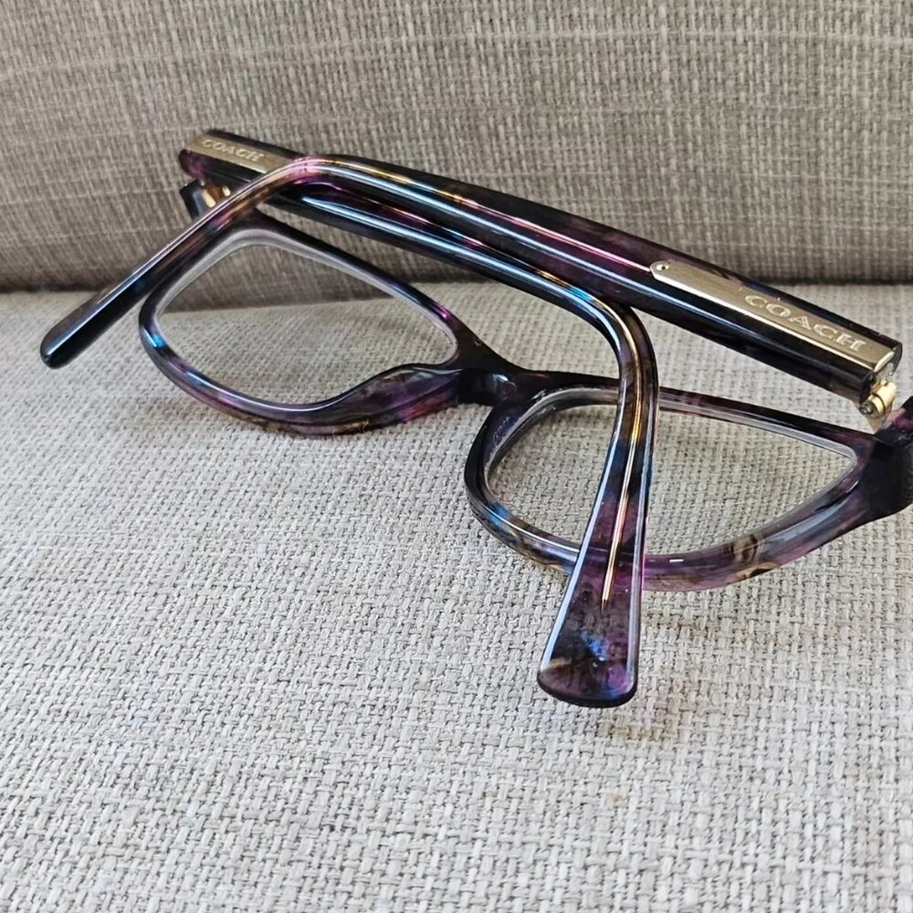Coach Women Eyeglasses/Glasses Frame Confetti Purple 5288 49[]17 135 Eye Wear - Picture 6 of 11